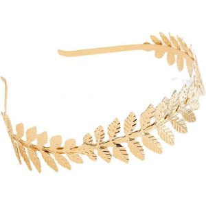 Kalvd-Couronne De Laurier Dor&eacute;,Bijou Fait &Agrave; La Main Pour Mari&eacute;e,Bandeau Grecque Romain Coiffe Cheveux Couronne Femme Accessoires,Diad&egrave;me R&eacute;tro Pour Filles Et Femmes Photographie,F&ecirc;te - Neuf