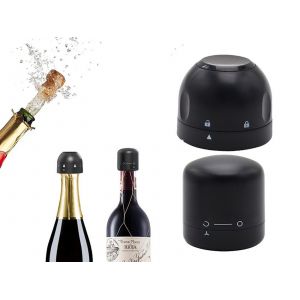 Ensemble De Bouchons Pour Bouteilles De Vin Et De Champagne - Scelleur En 2 Pi&egrave;ces - Neuf