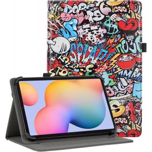 LORANKA-Coque Tablette 10.1 Pouces Universelle pour Doogee U11/U11 Pro/Tab G6/Tab A9 10 Pouces/A9 Pro+ 11 Pouces &Eacute;tui Housse Tablette,Graffiti - Neuf