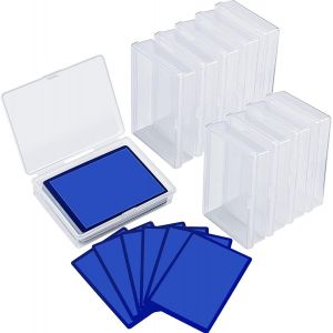 Lot De 15 Boîtes De Rangement Pour Cartes À Jouer - Étui Transparent - Boîte De Rangement Vide Pour Cartes À Jouer.[G725] - Neuf