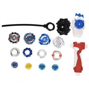 Burst Set Toys Gyro de combat avec lanceur Toupie Dreidel (Bleu) - Neuf