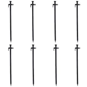 8 Piquets De Tente Robustes En Acier Inoxydable Antirouille - Durables, Portables Et Faciles À Installer Pour Le Camping Et L'extérieur - Neuf