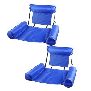 Lot De 2 Hamacs Gonflables Pour Piscine - Chaise Longue Portable Et Réglable Pour Une Détente Estivale Ultime - Neuf