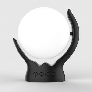 ¿Noir¿Lampe De Photothérapie, Sans Uv, Lampe De Thérapie 10 000 Lux, Lampe Solaire Rotative, 3 Températures De Couleur Et 5 Niveaux De Luminosité Réglables, Minuterie Et Fonction Mémoire - Neuf