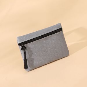 Mini porte-monnaie en toile, petite pochette &agrave; monnaie, porte-monnaie portable avec pochette zipp&eacute;e pour pi&egrave;ces de monnaie, mini sacs &agrave; monnaie pour femmes - Neuf