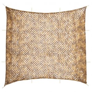 Vidaxl Filet De Camouflage Avec Sac De Rangement 614x581 Cm Sable - Neuf