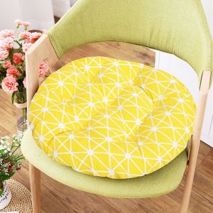 Coussin De Si&egrave;ge 50x50cm (Jaune), Coussin De Chaise D'int&eacute;rieur Et D'ext&eacute;rieur - Coussin De Chaise D&eacute;coratif Pour Mobilier De Jardin. - Neuf