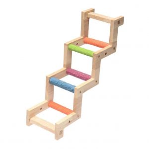 Parrot Échelle De Jouets De Couleurs Vives Cage À Oiseaux Accessoires Parrot Broyage Échelle - Neuf