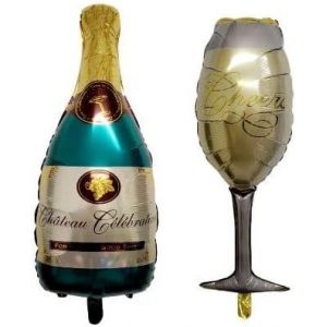 SJZG-Lot De 2 Ballons Gonflables En Film D'Aluminium Pour Décoration D'Anniversaire, Anniversaire De Mariage, Cérémonie De Remise De Diplôme, 94 Cm - Neuf