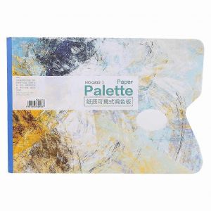 Palette Jetable De 25 Feuilles Pour Peinture &Agrave; L'huile Et Gouache Professionnelle,Papier Blanc - Neuf