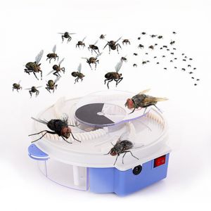 Pi&egrave;ge &agrave; mouches &eacute;lectrique automatique pour une utilisation int&eacute;rieure, rechargeable par USB, attrape-insectes non toxique, facile &agrave; nettoyer - Neuf