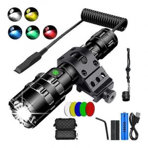 Lampe torche LED pour camping-car, éclairage extérieur, lampe torche L2, rechargeable par USB, étanche, idéale pour les poissons - Neuf