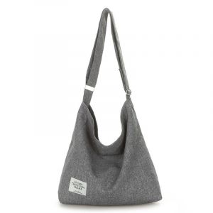 Sac à bandoulière pour femme (gris), sacs à bandoulière pour femme, sac à bandoulière en toile pour femme, sacs en toile multifonctionnels, sac cabas - Neuf