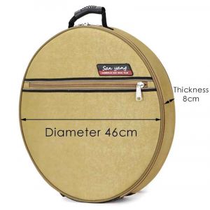 Lawaia-Sac De Pêche Gt Rond Monocouche,Sac À Dos,Sacs De Soins Du Poisson Assortis,Filet À Main-Jaune 46cm - Neuf