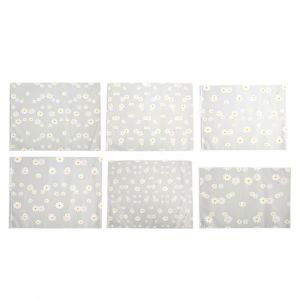 30PCS Givr&eacute; Slide Zip Sacs En Plastique Daisy Pattern R&eacute;utilisable L&eacute;ger Portable Chemise Emballage Sacs pour V&ecirc;tements - Neuf