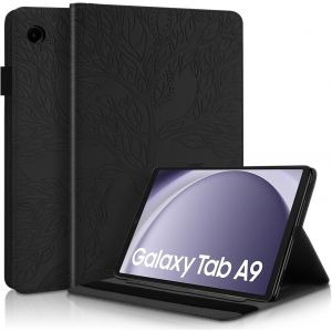 Coque Pour Samsung Galaxy Tab A9 2023 (Sm-X110/X115/117) 8.7 Pouces Housse De Protection Avec Porte-Pencil,&Eacute;tui &Agrave; Rabat Avec Support Fonction Pour Galaxy Tab A9 8.7"" Noir - Neuf