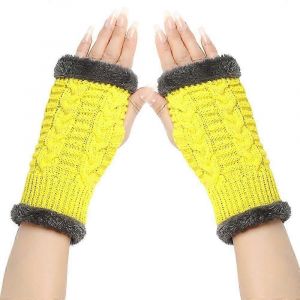 &Eacute;pais En Tricot Gants D'hiver Avec Doublure En Polaire Pour Les Hommes Et Les Femmes, Chaleureux Et Confortable, Plusieurs Couleurs Disponibles - Neuf