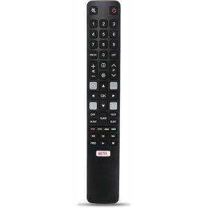 VornixorSarlshop-T&eacute;l&eacute;commande TCL de Remplacement RC802N T&eacute;l&eacute;commande Universelle TCL TV Compatible avec Tous Les t&eacute;l&eacute;viseurs TCL Smart TV, avec Bouton de Raccourci Netflix 32ES560 40ES560 U50P6146 U - Neuf