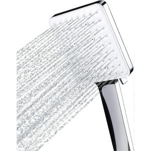Nouveau produit,Pomme de douche,Grande pomme de douche carrée avec une commande d'une main,Pomme de douche haute pression avec 6 Douche - Neuf