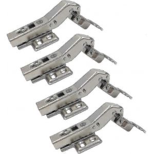 Charni&egrave;re d'angle &agrave; 45 degr&eacute;s 35 mm avec amortisseur pour porte multi-c&ocirc;t&eacute;s Charni&egrave;res &agrave; fermeture douce pour portes d'armoire pliantes angulaires Meubles Cuisine SZRH - Neuf