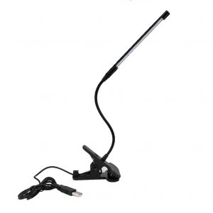 Hjlian Lampe De Chevet Usb 10 Led A Intensite Variable, Flexible Et A 360 Degres (Noire) - Neuf