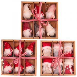 18x Premium Santa Claus Pendentifs Pour L'arbre De No&euml;l, Enchanteur De L'arbre De No&euml;l Figurine Pendentifs, Comme Un Arbre De Tentures, Des D&eacute;corations De No&euml;l - Neuf