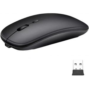Souris sans Fil Rechargeable Souris r&iquest;&iquest;tro&iquest;&iquest;clair&iquest;&iquest;e de 7 Couleurs avec Mini r&iquest;&iquest;cepteur USB de 2,4 GHz Souris Gaming Compatible avec Ordinateur Portable PC Ordinateur - Neuf