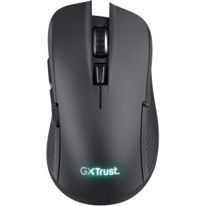 GXT 923 Ybar Souris sans Fil Gaming Rechargeable, 200-7200 DPI, Faible Latence 2.4GHz, 69% de Plastiques Recycl&iquest;&iquest;s, Souris Gamer RGB pour PC, Ordinateur, Windows - Noir - Neuf