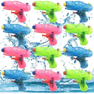 Kal-Pistolet À Eau Pour Enfants, 12pcs Jouet D'eté Pistolet À Eau, Transparent Fusils À Eau,Mini Squirt Water Gun,Plein Air Pistolets Eau Pour Piscine Plage - Neuf