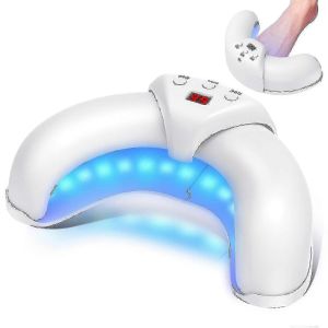 2024 Dispositif De Traitement Laser De Champignon D'ongle Pour Plusieurs Ongles,Utilisation À Domicile Lumière Infrarouge 905nm + Ongle D'orteil À Lumière Bleue 470nm - Neuf