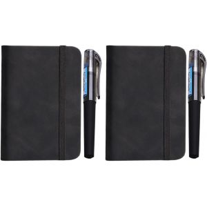 Chenquansarl-Lot De 2 Carnets De Poche, Petit Carnet De Notes, Journal, Bloc-Notes &Agrave; Couverture Rigide, Organisateur Pour Le Travail De Bureau A7 - Neuf