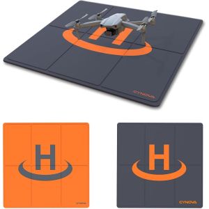 Universel Drone Landing Pad 65cm,Tapis D'atterrissage Pliable H&eacute;licopt&egrave;re Piste D&eacute;collage Atterrissage Pad Pour Dji Mini 2/Mavic Air 2/Dji Mini 3 Pro/Mini Se/Fpv Drone Accessoires-Marque G&eacute;n&eacute;rale - Neuf
