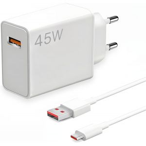 JGD-45W Chargeur Rapide avec 6A C&acirc;ble USB C Compatible avec Xiaomi Redmi Note 14 5G /14 Pro / 13 / 12S / 12 / Redmi 15C / 15 4G / 14C / 13C / 10/9 Pro / A3 / POCO X7 / M6 / M4 / Pad/Xiaomi Pad 7/6/5 - Neuf