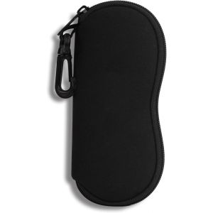 Kathlelxh-Étui À Lunettes Lunettes De Soleil Pochette Souple Avec Clip De Ceinture Étui À Lunettes Ultra Léger En Néoprène À Fermeture Éclair Lunettes De Soleil Imprimées Pour Hommes Et Femm[H180] - Neuf