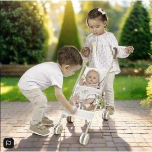 Dolls Foldable Stroller By Verona 28 X 42 X 56 Cm - Neuf
