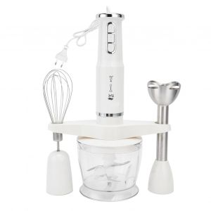 HJLIAN Mixeur plongeant multifonction 600 W, robot culinaire electrique, prise UE 220 V, blanc - Neuf