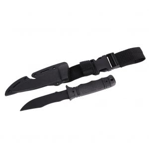 Dague En Caoutchouc M50, Accessoire D'entrainement Au Combat, Baionnette Tactique Incurvee, Pour Les Fans Militaires, Noir - Neuf