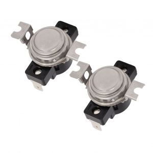 XYONG Lot de 2 interrupteurs thermostatiques sensibles KSD302R, double plaque metallique, controle de temperature, 250 V, 25 A, 130 ¡ãC - Neuf