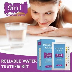 Kit d'analyse de l'eau potable Test chimique de l'eau Chlore PH mètre - Neuf