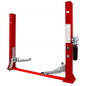 Pont &eacute;l&eacute;vateur hydraulique &agrave; 2 colonnes 4 t 230 V avec d&eacute;verrouillage manuel MW Tools HB240EM - Neuf