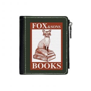 Portefeuille Vous avez les livres de Mil Fox et Son=2 Compact en Simili-Cuir PU Porte-Cartes Fermeture Éclair Homme Femme Ad - Neuf