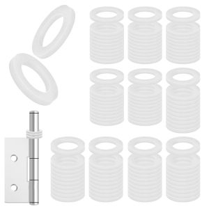 100 Pi&egrave;ce Rondelles pour Gonds de Porte Rondelle Plastique Rondelle Nylon Rondelle Gond de Porte Rondelle Gond Rondelle pour Gond de Porte pour Portes Standard 15x10.2x1mm 15x10.2x2mm - Neuf