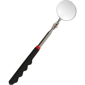 Ajustable Miroirs d'Inspection, l'Inspection Miroir, Rotation de 360 Degrés de l'Inspection Miroir, Télescopiques Jusqu'à 73cm, anti-Dérapant Poignée Noire, pour la Réparation Automobile - Neuf