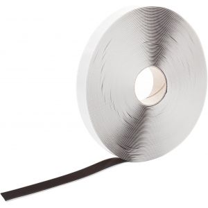 Ruban adh&eacute;sif double face en butyle noir-Largeur : 10 mm-&Eacute;paisseur : 2 mm-Longueur : 22,5 m - Neuf