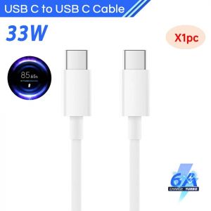 Xiaomi¿Câble Usb Type C D'Origine,120W 90W 67W,Chargeur Rapide Turbo Mi 15 14 13 12 T Pro 11 Ultra Poco X6 X7 Redmi Note Blackshark.1P C To C Cable.1.5M(4.9Ft) - Neuf