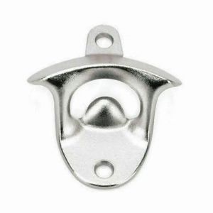 Ouvre-bouteille mural en acier inoxydable avec r¿¿cup¿¿rateur de capsules, ouvre-bouteille de bar fixe, 14 x 6,5 x 9,5 cm - Neuf