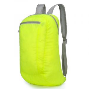 Sac à dos de randonnée pliable ultra-léger 19 L (vert), résistant à l'eau, pliable, idéal pour les voyages, le camping, la randonnée et le cyclisme. - Neuf