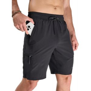 Tzf-Maillot De Bain Homme Séchage Rapide Short De Bain Pantalons De Sport Shorts De Loisirs Pantalons De Natation Avec Poche Zippée S-Xxl - Neuf