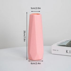 Vase &Agrave; Fleurs Moderne En Plastique,Pot De Plantes,Imitation Blanche,Vases &Agrave; Fleurs En C&eacute;ramique,Arrangement Floral,D&eacute;cor De Maison,Salon,Mariage.S16. - Neuf