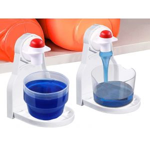 Porte-gobelet et r&eacute;cup&eacute;rateur de gouttes pour lessive - Lot de 4 - Neuf